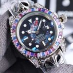 ROLEX Submariner Water Ghost Natural Zircon Inlay 40MM Watch